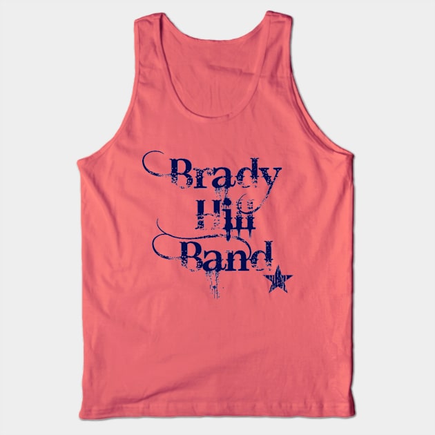 Brady Hill Band Navy Logo 1 Tank Top by Brady Hill Band Shop